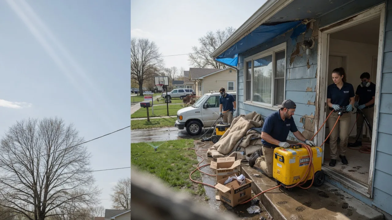 Basement Flood Cleanup in Hartford, IL near me